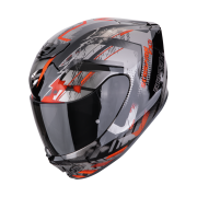 Scorpion EXO-391 CLUTTER - Zwart / Rood