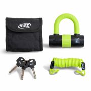 VINZ Dinara Schijfremslot ART4 - Geel