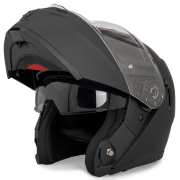 VINZ Pasco Systeemhelm - Mat Zwart