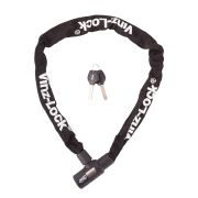 Vinz Ventoux 150 cm kettingslot fietsslot vaste kop 6 mm vooraanzicht