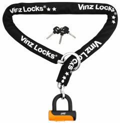 VINZ Tibba ART 2 Fietsslot - 120cm