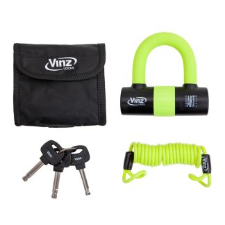 Vinz Dinara Schijfremslot universeel remschijf slot voor scooter / motor ART 4 vooraanzicht