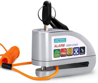 VINZ Elbroes 7mm Schijfremslot Alarm – Zilver