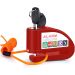 VINZ Elbroes Alarm Schijfremslot 6mm - Rood (tweede kansje)